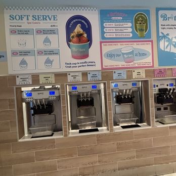 Brites Soft Serve - self serve station - Desserts Near Me - San Diego, California Brites Soft Serve - self serve station - Desserts Near Me - San Diego, California