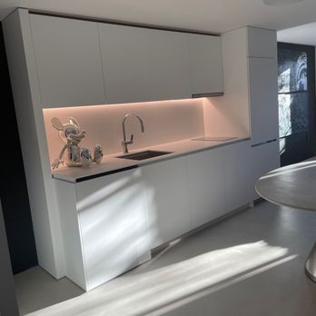 Custom Construction Services - Corian kitchen - General Contractors Near Me - Queens, New York