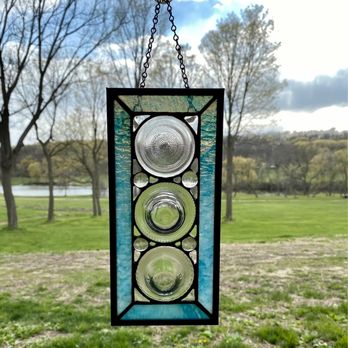 Painted Light Stained Glass - Home Decor Near Me - Omaha, Nebraska