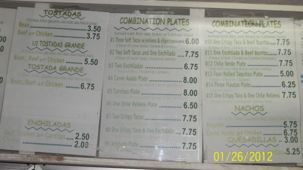 Menu photo 3 Raul's Shack Encinitas, CA