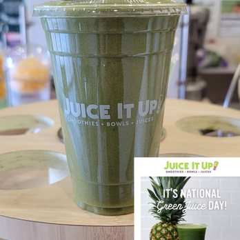 Juice It Up! - National GREEN JUICE Day on 1/26/23 - The GREENTOX Smoothie Drink - Juice Bars & Smoothies Near Me - Fontana, California Juice It Up! - National GREEN JUICE Day on 1/26/23 - The GREENTOX Smoothie Drink - Juice Bars & Smoothies Near Me - Fontana, California
