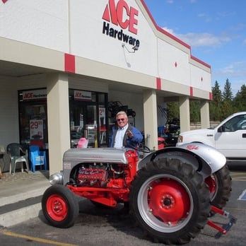 Florence Ace Hardware - Bob is one of our favorite customers! He came to our store to show off his tractor! - Hardware Stores Near Me - Florence, Montana