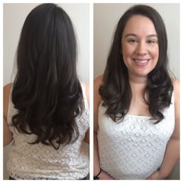 Diane did an amazing job. She fixed the v, and gave me a u cut. Got rid of the split ends, and kept the length! Diane did an amazing job. She fixed the v, and gave me a u cut. Got rid of the split ends, and kept the length!