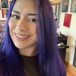 Thank you Sam for my purple hair! Thank you Sam for my purple hair!