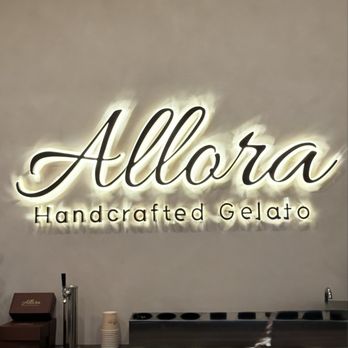 Allora Gelato - Sign - Gelato Near Me - Scottsdale, Arizona Allora Gelato - Sign - Gelato Near Me - Scottsdale, Arizona