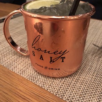 Honey Salt - Mule cocktail - Canadian (New) Near Me - Vancouver, British Columbia