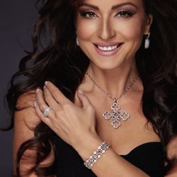 Swiss Watch Gallery - Mission Viejo - Fine jewelry, brilliant cut GIA certified diamonds. Diamond pave earrings diamond white gold cross necklace, diamond bracelet, eternity band