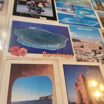 Art's Cafe - Post cards on counter - Diners Near Me - San Francisco, California