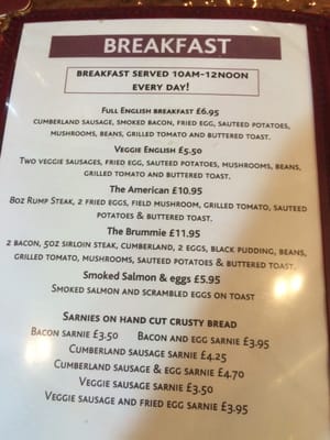 Menu photo 2 The Red Lion Birmingham, XWM Menu photo 2 The Red Lion Birmingham, XWM