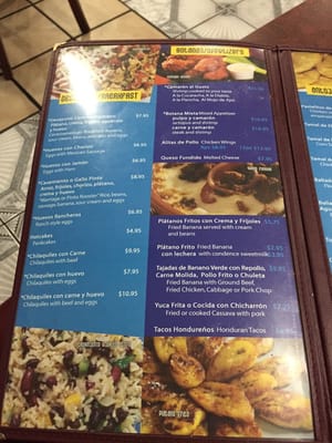 Menu photo 8 Bahía Centroamerica Restaurant Las Vegas, NV Menu photo 8 Bahía Centroamerica Restaurant Las Vegas, NV
