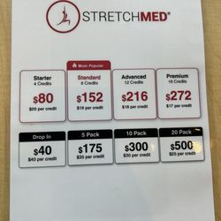 StretchMed - Monthly rates