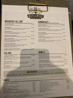 Menu photo 7 Maplewood Kitchen and Bar Cincinnati, OH Menu photo 7 Maplewood Kitchen and Bar Cincinnati, OH