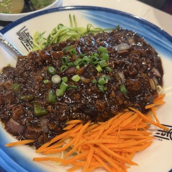 Highland Noodles - Noodle with ground pork sauce - Noodles Near Me - Milpitas, California Highland Noodles - Noodle with ground pork sauce - Noodles Near Me - Milpitas, California