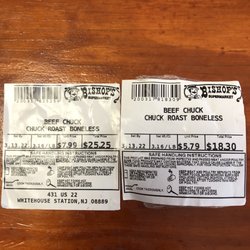 Bishop's Supermarket - 38% Price increase after packaged? So was this price increase added to the packaged meat?