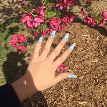 Diamond Nails Spa - Holographic coffin nails - Nail Salons Near Me - Denver, Colorado