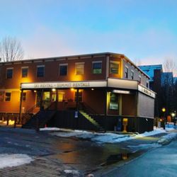 Downstairs Deli - 111 ski hill Rd. Entrance is downstairs right in front of the parking lot.