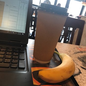 Lestat's Hillcrest - Almond mocha and banana with work - Coffee & Tea Near Me - San Diego, California