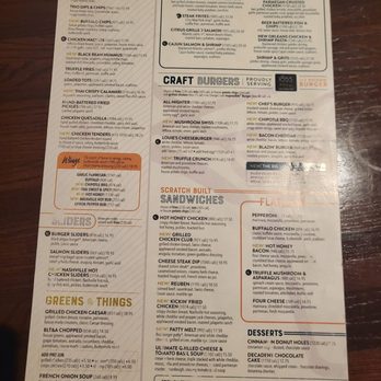 Bar Louie - The District - Menu as of July 2025 - Bars Near Me - Tustin, California