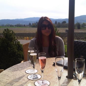 Mumm Napa - Excellent View [Ignore the Eyesore] From Our Table at Mumm's "Tasting Room" [Afternoon, 03/20/10] - Wine Tasting Room Near Me - Rutherford, California