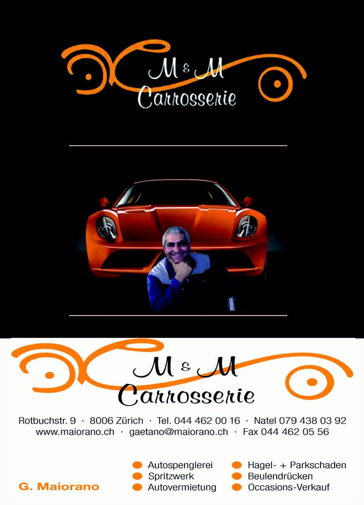 CARROSSERIE M + M, GAETANO MAIORANO Car Dealers Rotbuchstrasse 9