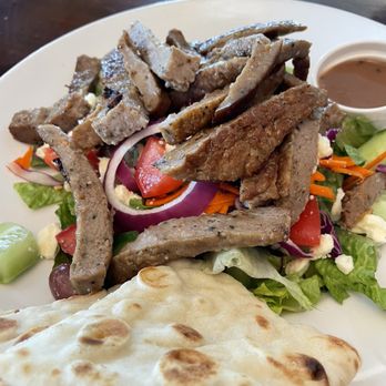 International Cuisine - Gyros Salad - Mediterranean Near Me - Pacific Grove, California International Cuisine - Gyros Salad - Mediterranean Near Me - Pacific Grove, California