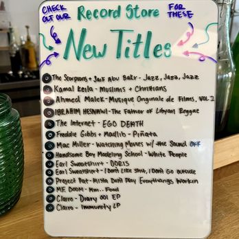 Thumbody - New Record Store Titles! - Coffee & Tea Near Me - Paramus, New Jersey
