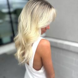 Rachael Self Hair - Rooted old money blonde