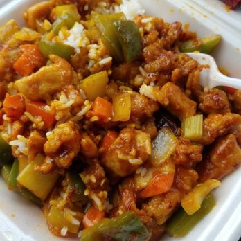 Eastside Chef - Kung pao chicken??  No peanuts or zucchini? I guess. - Chinese Near Me - West Sacramento, California