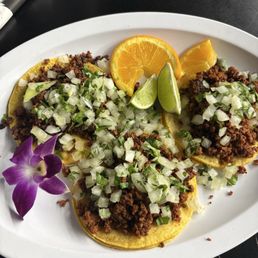 3 Tacos De Chorizo