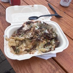 Pulled Pork baked potato! Yum