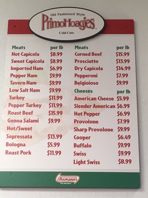 Menu photo 2 PrimoHoagies Swedesboro, NJ Menu photo 2 PrimoHoagies Swedesboro, NJ