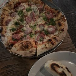 Balboa Pizzeria - Argentinian chorizo pizza, empanadas