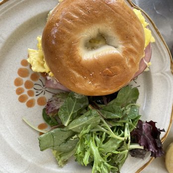 Cafe Du Soleil - Ham, Egg and Cheese Bagel - Coffee & Tea Near Me - Alexandria, Virginia Cafe Du Soleil - Ham, Egg and Cheese Bagel - Coffee & Tea Near Me - Alexandria, Virginia