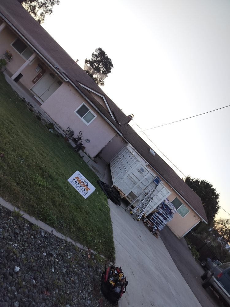 Slide of Pacific Roofing