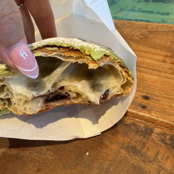 Croissante - Matcha crossiant cross section - Cafes Near Me - Santa Clara, California