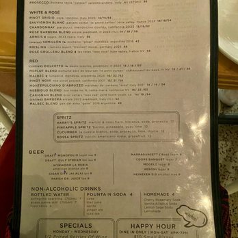 Harry's Pizzeria - Drink Menu - Pizza Near Me - Miami Beach, Florida Harry's Pizzeria - Drink Menu - Pizza Near Me - Miami Beach, Florida