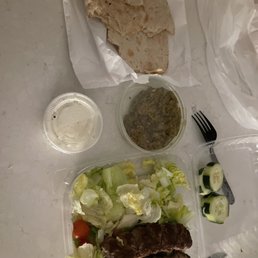 I ate before taking this picture and as you can see, still have a lot of food leftover. Great portion size!!