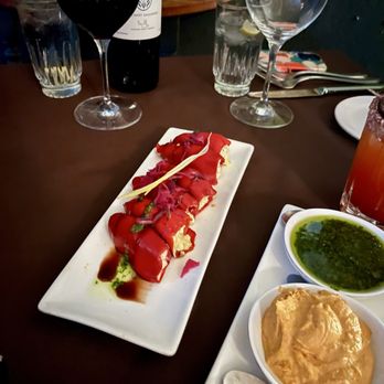 Cafe Roka - Warm Piquillo Peppers - New American Near Me - Bisbee, Arizona