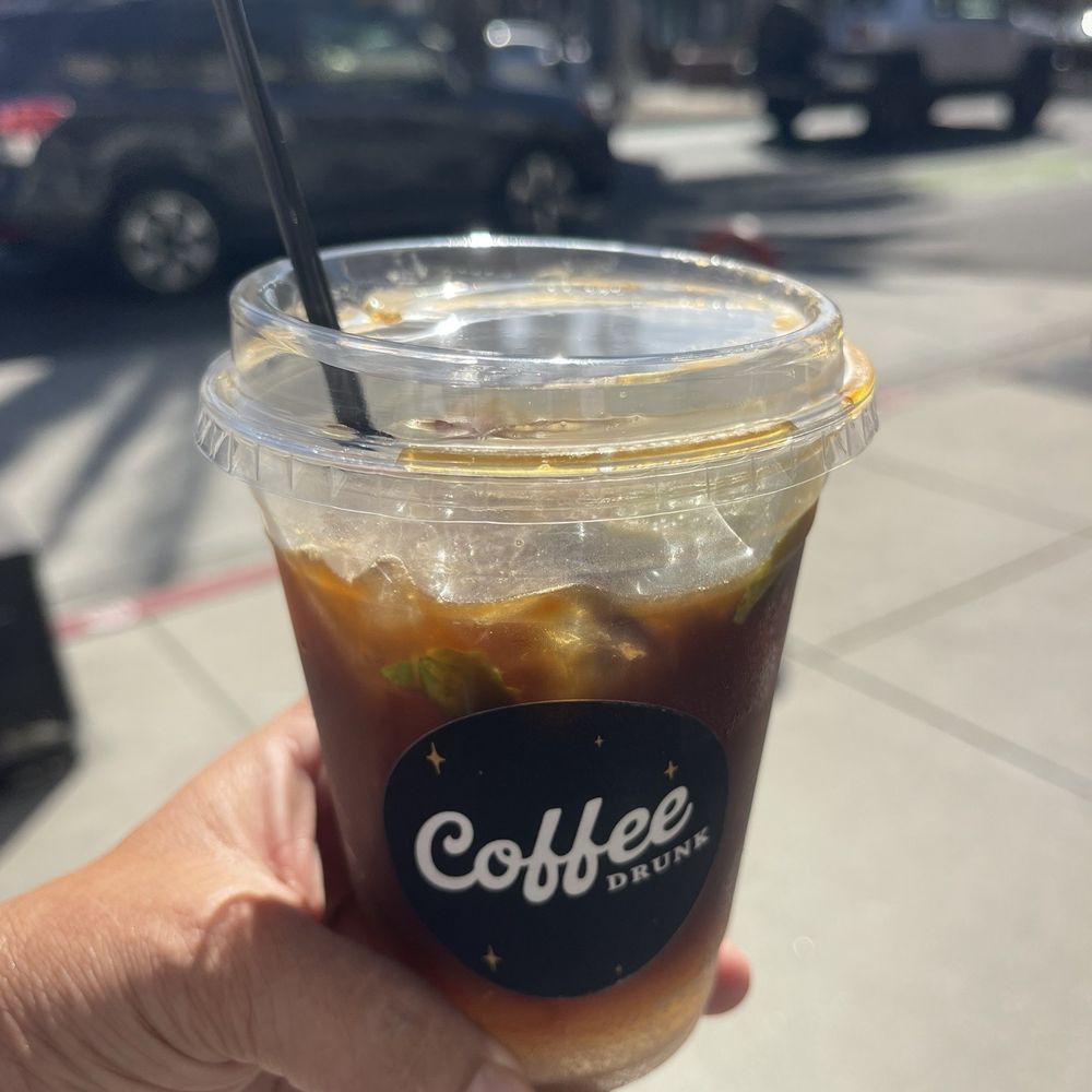 Coffee Drunk - Bees In The Trap! I have never tasted anything like this and it was absolutely fantastic and refreshing on a hot day! - Coffee & Tea Near Me - Long Beach, California Coffee Drunk - Bees In The Trap! I have never tasted anything like this and it was absolutely fantastic and refreshing on a hot day! - Coffee & Tea Near Me - Long Beach, California