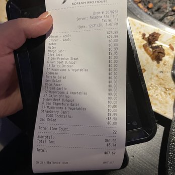 Gen Korean BBQ House - Super reasonable pricing! - Korean Near Me - Tempe, Arizona