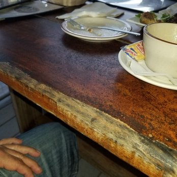 Aunt Kate's - Our Table - needs varnish - American Near Me - Saint Augustine, Florida