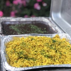 The Fusion Chefs Catering - Saffron Rice and Cuban Black Beans!