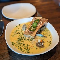 Ox - Clam chowder with bone marrow