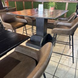 Inside seating