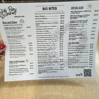 Pokai Bay Restaurant - Menu 1/26 - Shaved Ice Near Me - Waianae, Hawaii Pokai Bay Restaurant - Menu 1/26 - Shaved Ice Near Me - Waianae, Hawaii