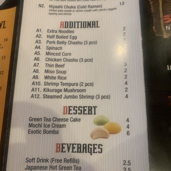 Fuku Ramen - Menu - Ramen Near Me - Tuscaloosa, Alabama
