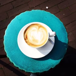 Blender - Cappuccino in de zon!
