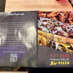 Pizza and pub food
