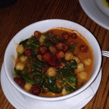 Amada - Garbanzo beans with greens - Tapas Bars Near Me - Philadelphia, Pennsylvania Amada - Garbanzo beans with greens - Tapas Bars Near Me - Philadelphia, Pennsylvania