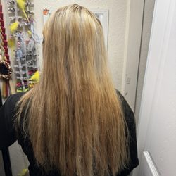 The roots were horrible. if you split my hair open you would see a sheer color of green. don't go there. they need to shut down !!!!